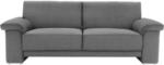 Möbelix 3-Sitzer-Sofa Arizona Armlehnen Silberfarben