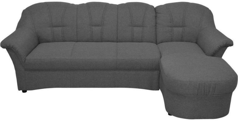 Ecksofa mit Schlaffunktion Flores Fk Grau Webstoff