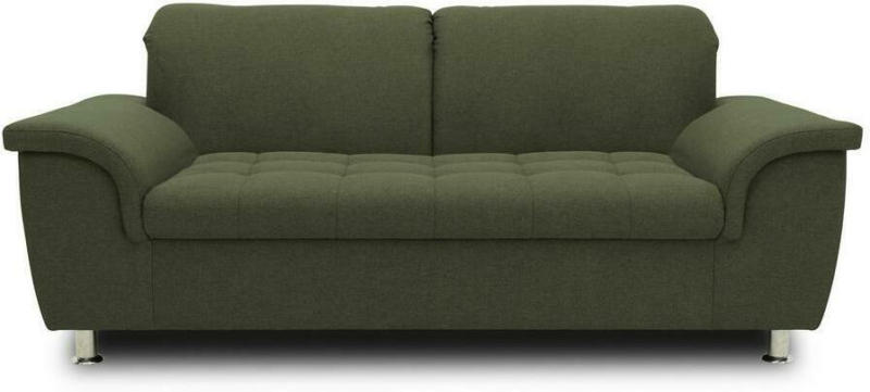 2-Sitzer-Sofa Franzi Armlehnen Grün Webstoff