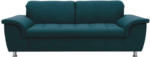 Möbelix 2-Sitzer-Sofa mit Kopfteil verstellbar Franzi Petrol