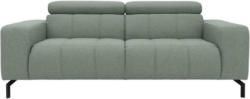 2-Sitzer-Sofa Cunelli Türkis Webstoff