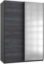 Möbelix Schwebetürenschrank + Spiegel B: 135 cm Herne, Graphit