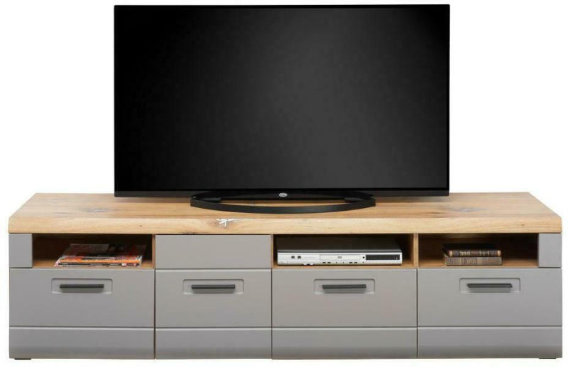 TV-Element Auris B: 190 cm Basalt/Eiche Dekor