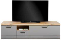 TV-Element Auris B: 190 cm Basalt/Eiche Dekor