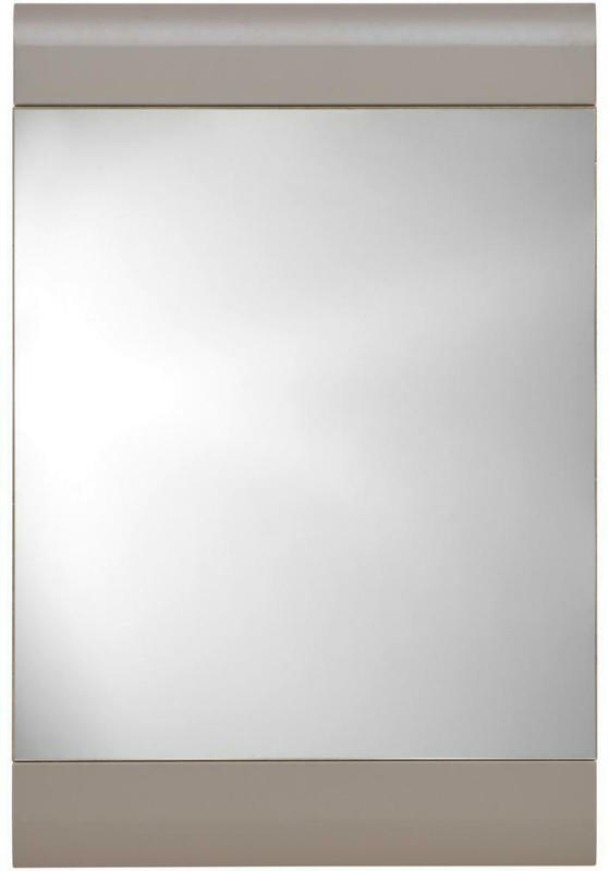 Garderobenspiegel Auris BxH: 60x90 cm Teilverrahmt Grau