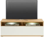 Möbelix TV-Element Power B: 127,5 cm Eiche Dekor/Weiß
