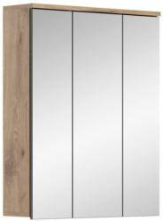 Spiegelschrank Mason 3-Türig BxHxT: 60x77x18 cm Eiche Dekor