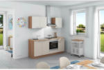 Möbelix Küchenzeile Base ohne Geräte 200 cm Weiß/Crema