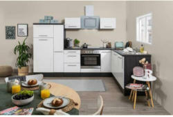 Einbauküche Eckküche Möbelix Rp290ewc mit Geräten 290x200 cm Weiß