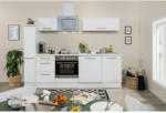 Möbelix Küchenzeile Rp250wwc mit Geräte 250 cm Weiß