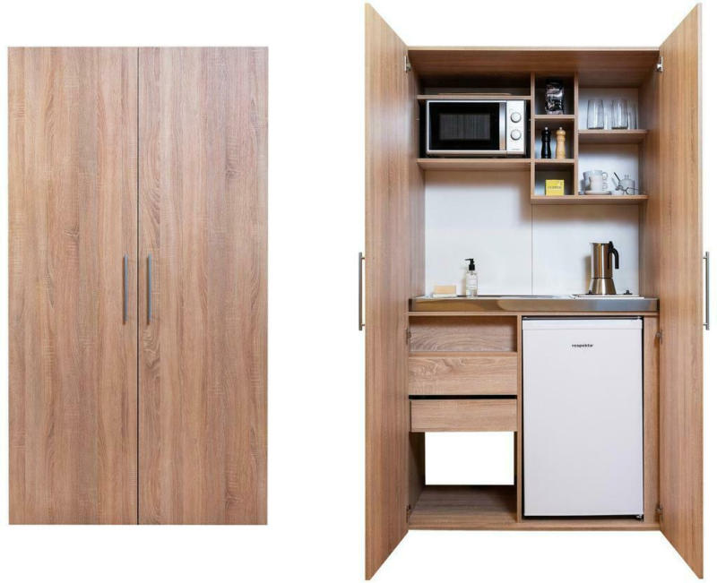 Schrankküche mit E-Geräte / Spüle 104 cm