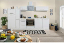 Küchenzeile mit Geräten 310 cm Weiß