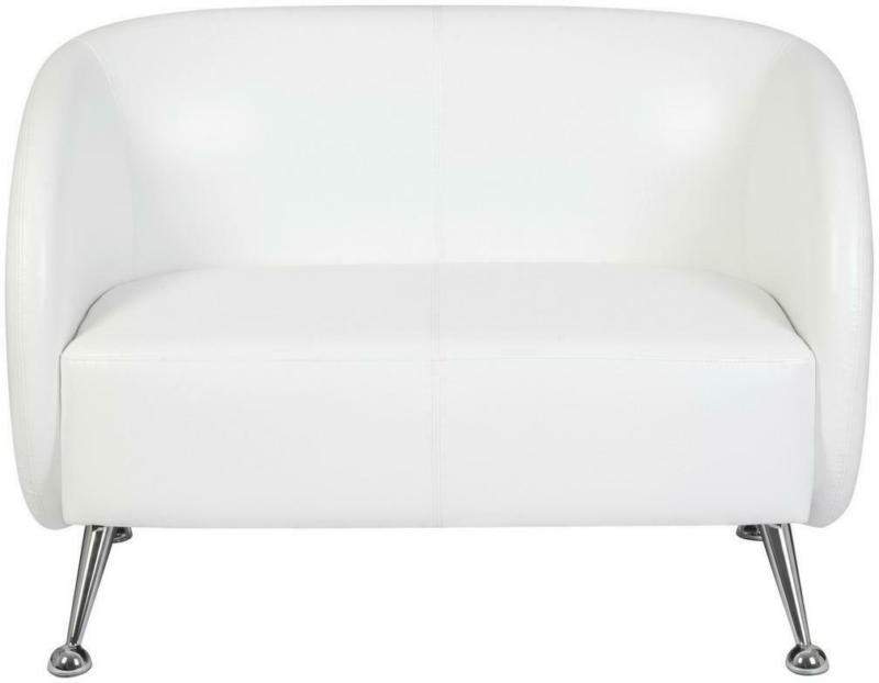 Zweisitzer-Sofa St. Lucia Weiß