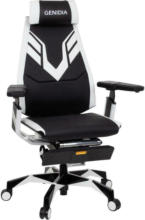 Möbelix Gamingstuhl Genidia Elite Pro Schwarz/Weiß