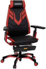 Möbelix Gamingstuhl Genidia Elite Pro Rot/Schwarz