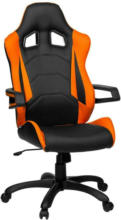 Möbelix Gamingstuhl Game Pro I Orange/Schwarz