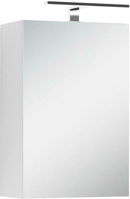 Spiegelschrank Spree mit Led 1 Tür BxHxT 40x60x20 cm Weiß