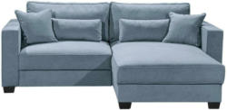 Ecksofa mit Bettkasten Melvin Blau