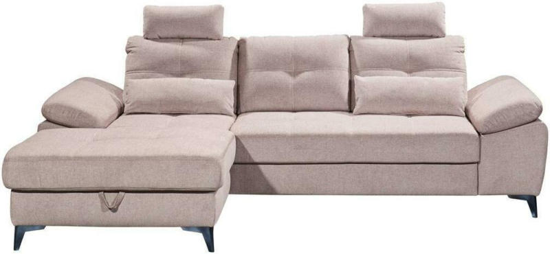 Ecksofa mit Schlaffunktion Auckland Rosa