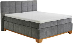 Boxspringbett Viborg 8 Grau H2/H2