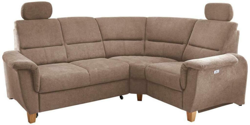 Ecksofa Parole Hellbraun S:237/186 cm