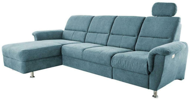 Ecksofa Parole Hellblau S:165/292 cm