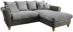 Ecksofa Cordula Anthrazit S:255/203 cm