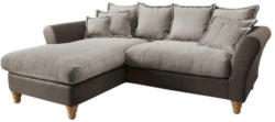 Ecksofa Cordula Dbraun S: 203/255 cm