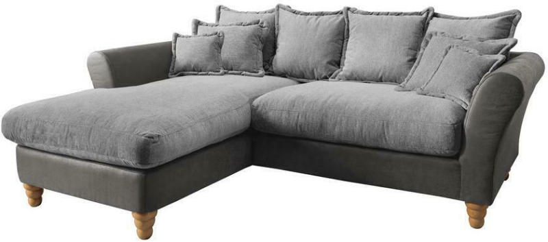 Ecksofa Cordula Anthrazit S: 203/255cm