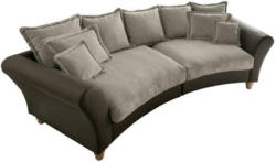 Bigsofa Cordula Dunkelbraun B: 328 cm