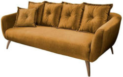 Dreisitzer-Sofa Baggio Gelb B: 236 cm