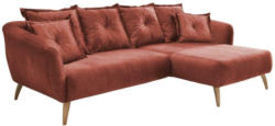 Ecksofa Baggio Koralle S: 277/162 cm