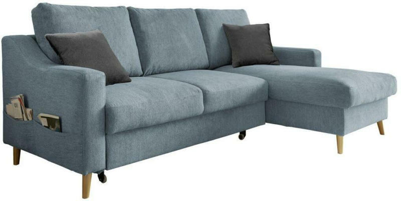 Ecksofa Valentina Blau S: 228/150 cm