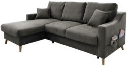 Ecksofa Valentina Anthrazits:150/228cm