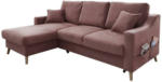 Möbelix Ecksofa Valentina Rosa S: 150/228 cm