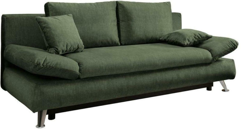 Schlafsofa Dale Dunkelgrün B: 208 cm