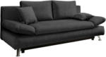 Möbelix Schlafsofa Dale Anthrazit B: 208 cm