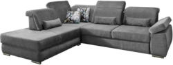 Ecksofa Milian Dunkelgrau S:250/297cm