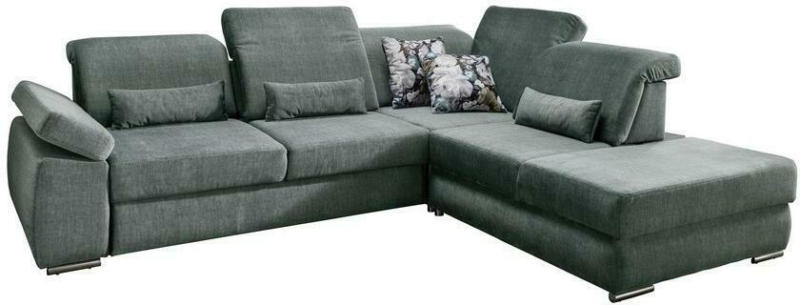 Ecksofa Milian Dblau,dgrün S:297/250cm