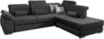 Möbelix Ecksofa Milian Anthrazit S: 297/250 cm