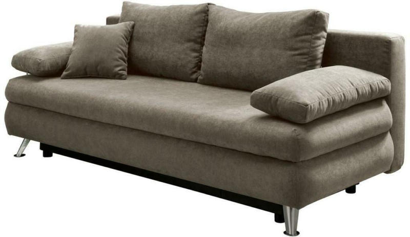 Schlafsofa Milian Hellbraun B: 208 cm