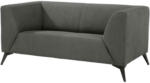 Möbelix 2-Sitzer-Sofa Tubione mit Armlehnen Grau