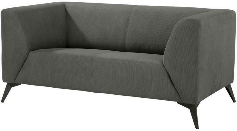 2-Sitzer-Sofa Tubione mit Armlehnen Grau