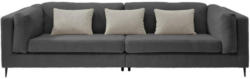 4-Sitzer-Sofa Roma Anthrazit Teddystoff