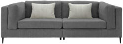 3-Sitzer-Sofa Roma Grau Kord