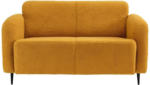 Möbelix 2-Sitzer-Sofa Marone Gelb Teddystoff
