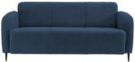 Möbelix 3-Sitzer-Sofa Marone Blau Teddystoff