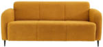 Möbelix 3-Sitzer-Sofa Marone Gelb Teddystoff