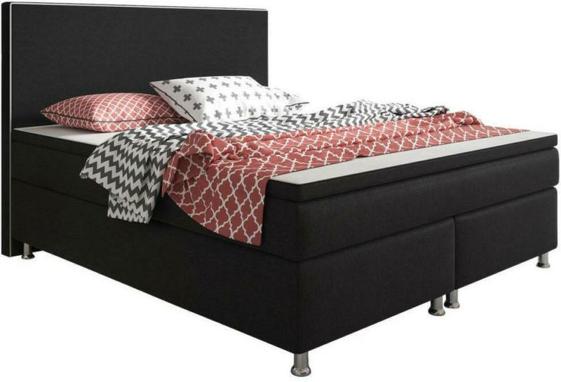 Boxspringbett mit Topper 180x200 cm King Size-F