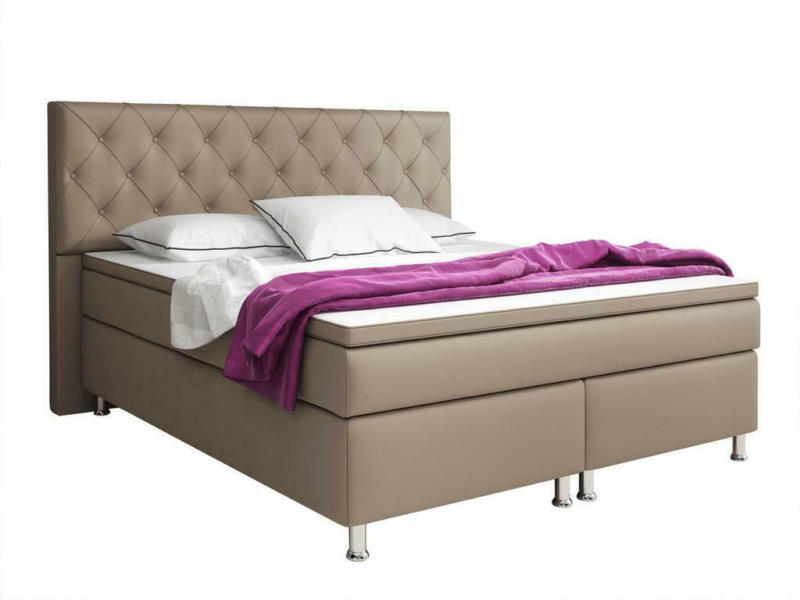 Boxspringbett mit Topper 180x200 cm Turin